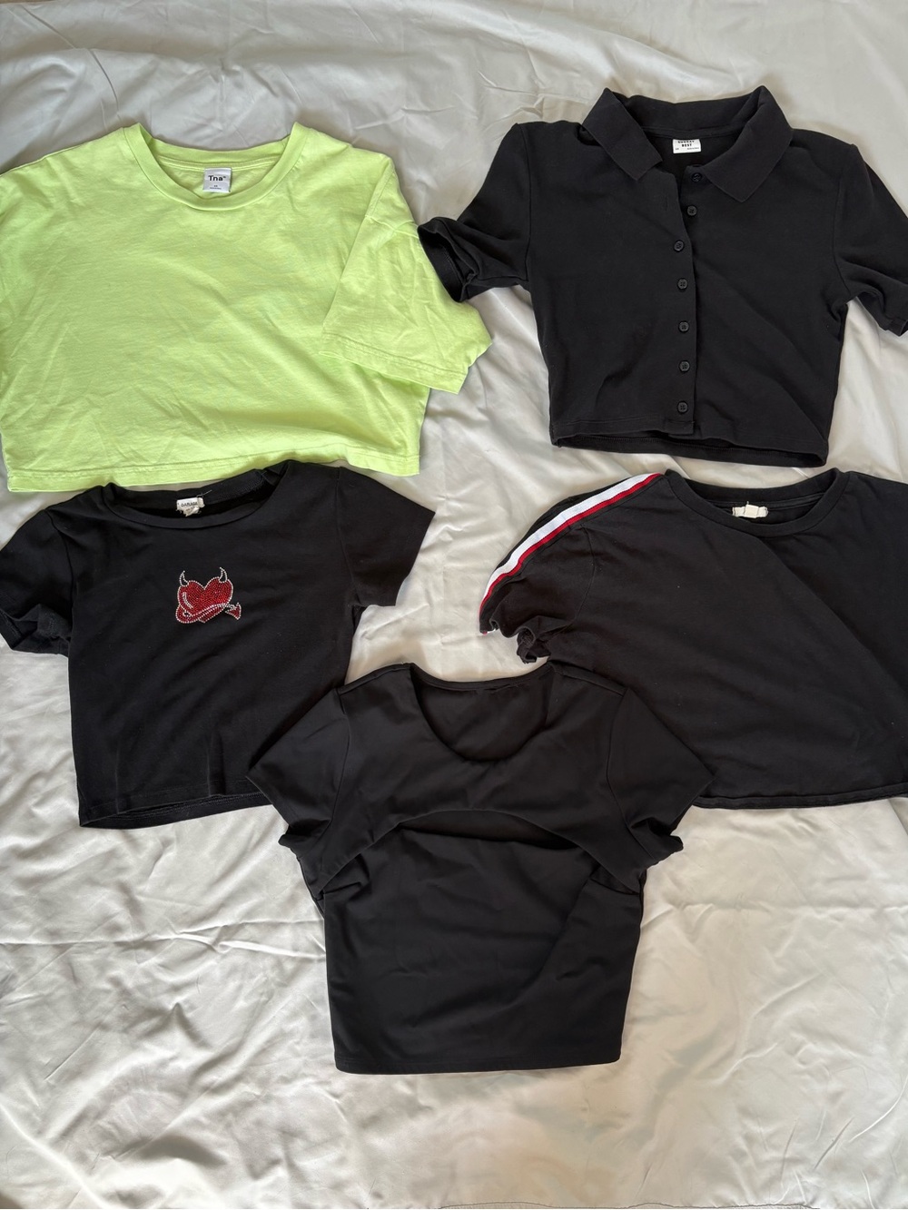 CLOSET CLEANOUT- CROPPED TEES